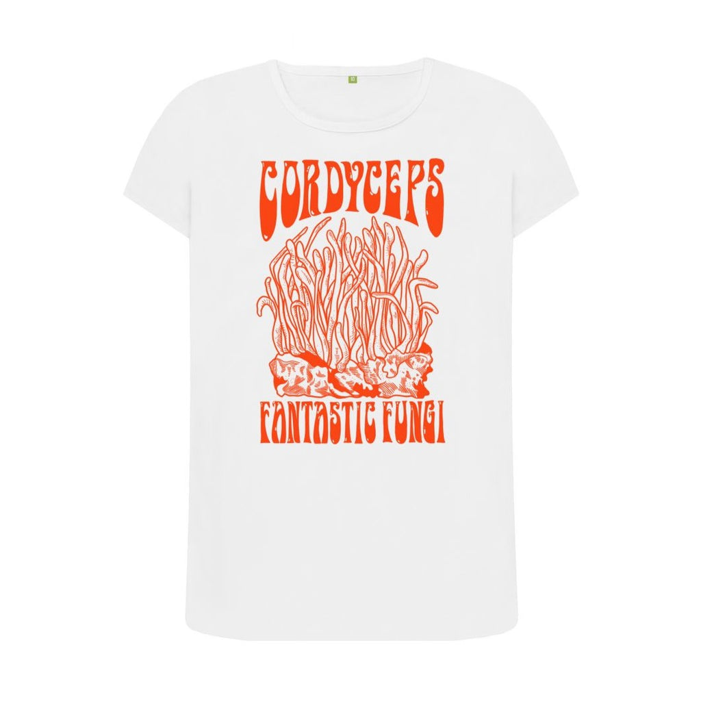 White Cordyceps Crewneck T-Shirt
