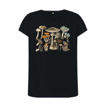 Black Edible Mushrooms Crewneck T-Shirt
